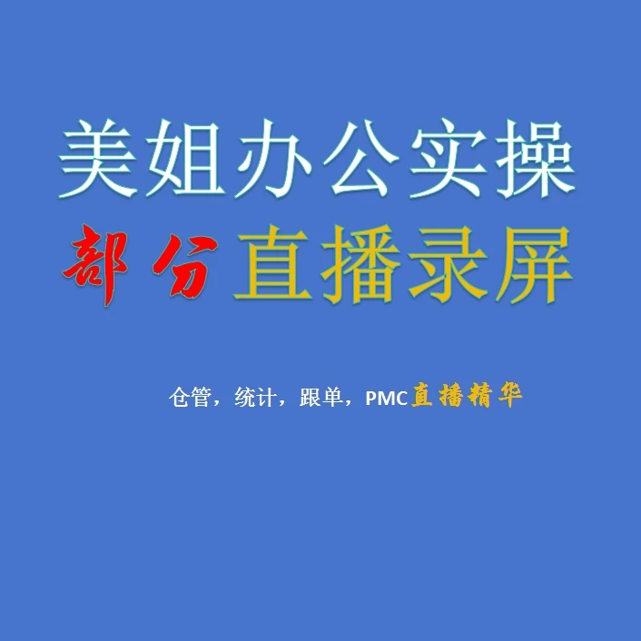 美姐办公实操开播精华