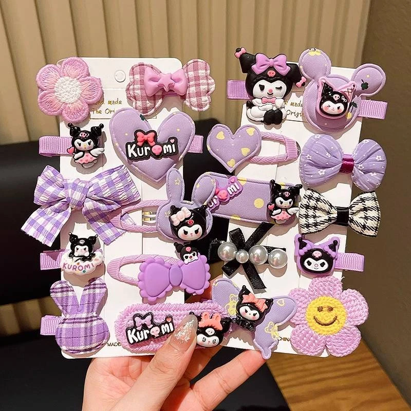 库洛米发饰套装儿童发夹头饰宝宝超萌发卡子小女孩不伤发碎发夹子