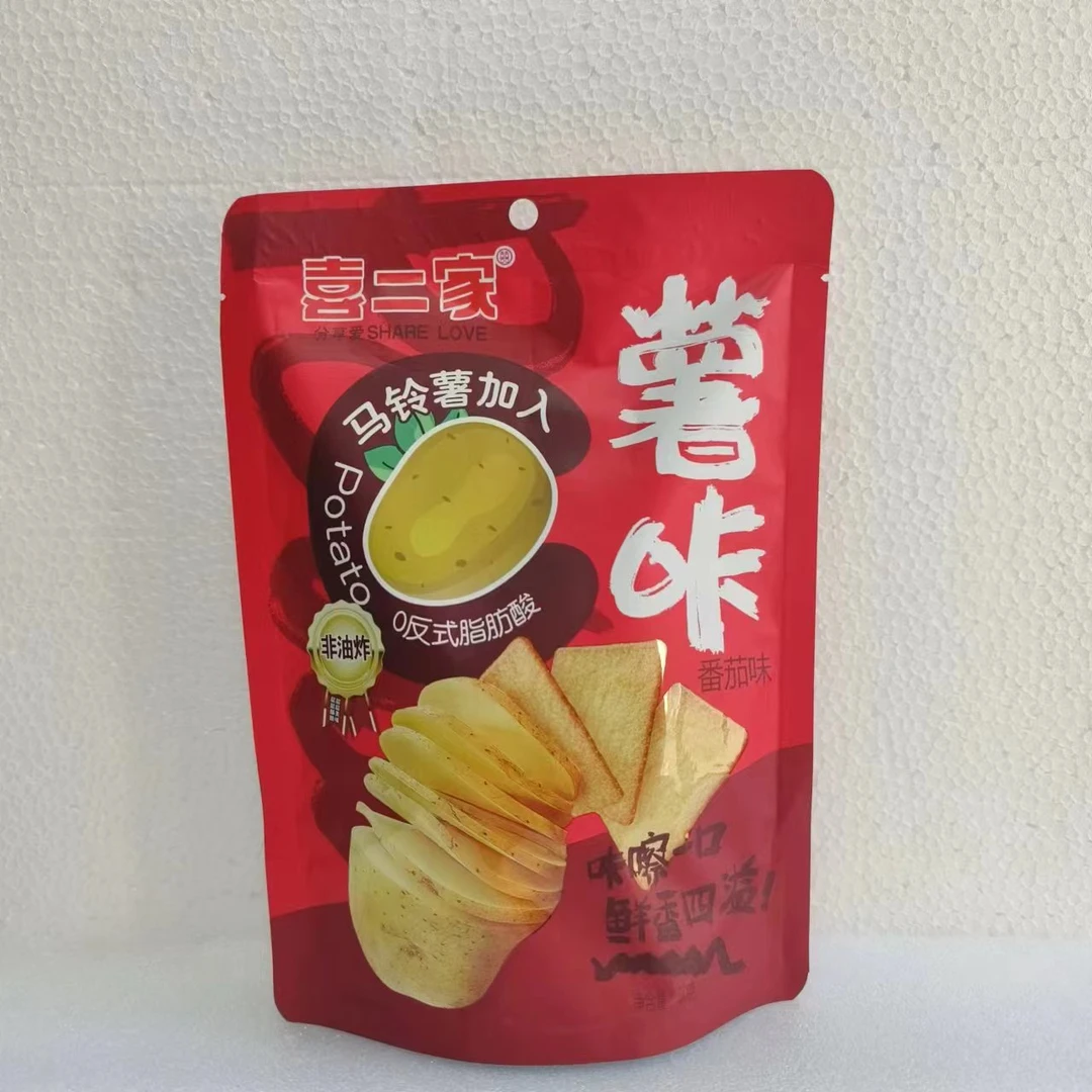 喜二家薯咔黄瓜番茄烧烤口味独立小包儿童休闲即食小博饼4352
