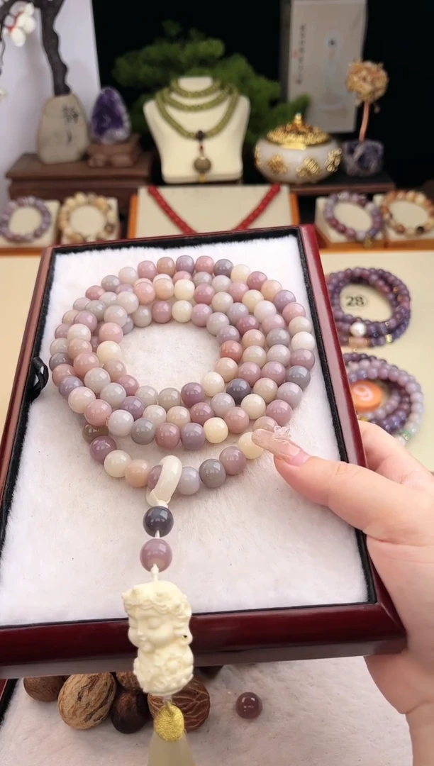 【闪购商品】菩提根/象牙果吊坠烟久如画108款+赠品盘玩袋