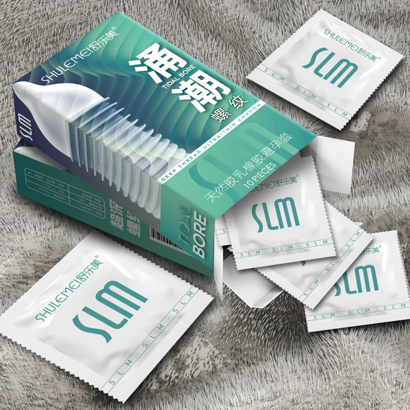 舒乐美超深凹凸沟壑螺纹超薄水润安全套束腰设计情趣刺激玻尿酸足量润滑隐形透薄保湿滋润成人计生用品byt天然胶乳橡胶避孕套