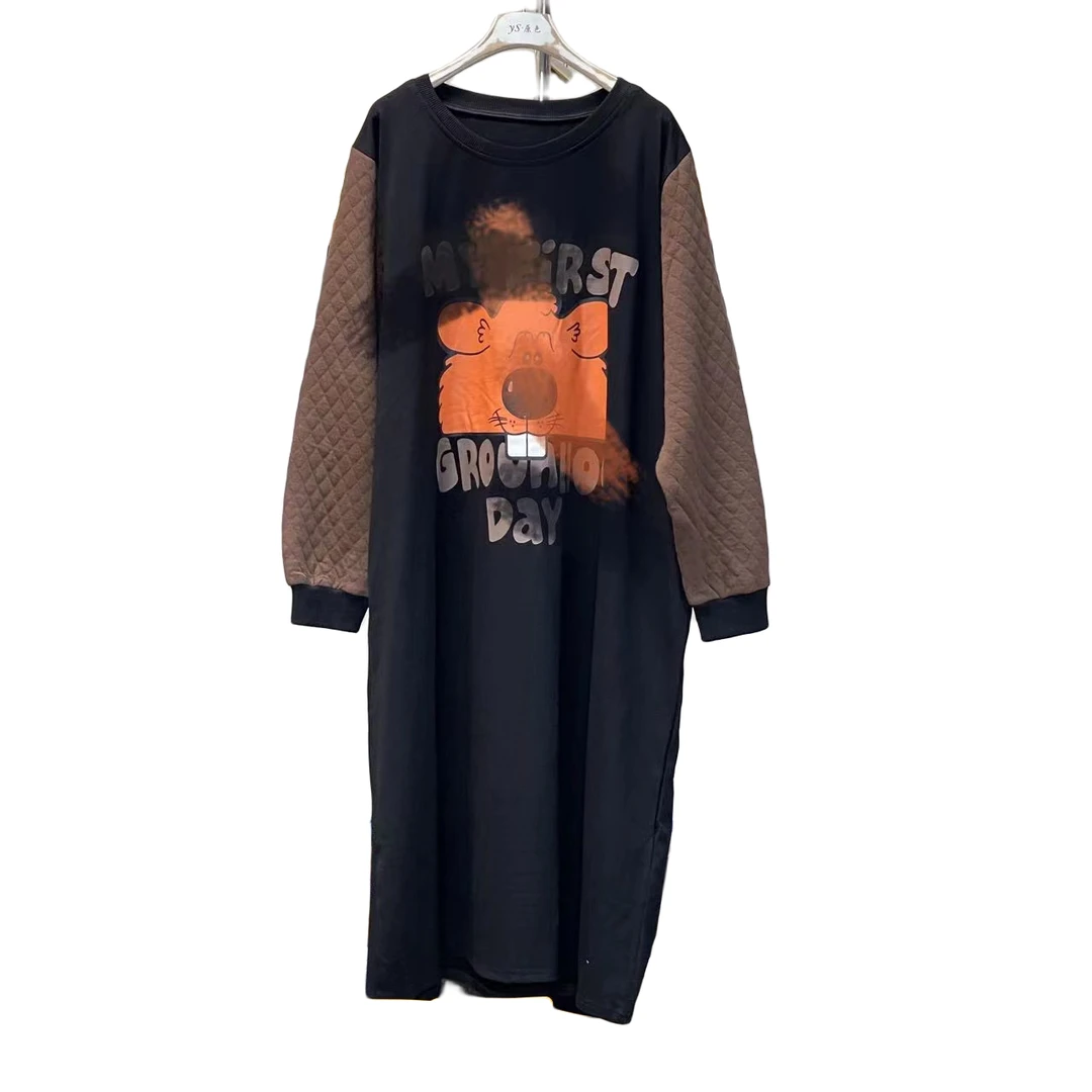 《629减龄休闲时尚宽松连衣裙