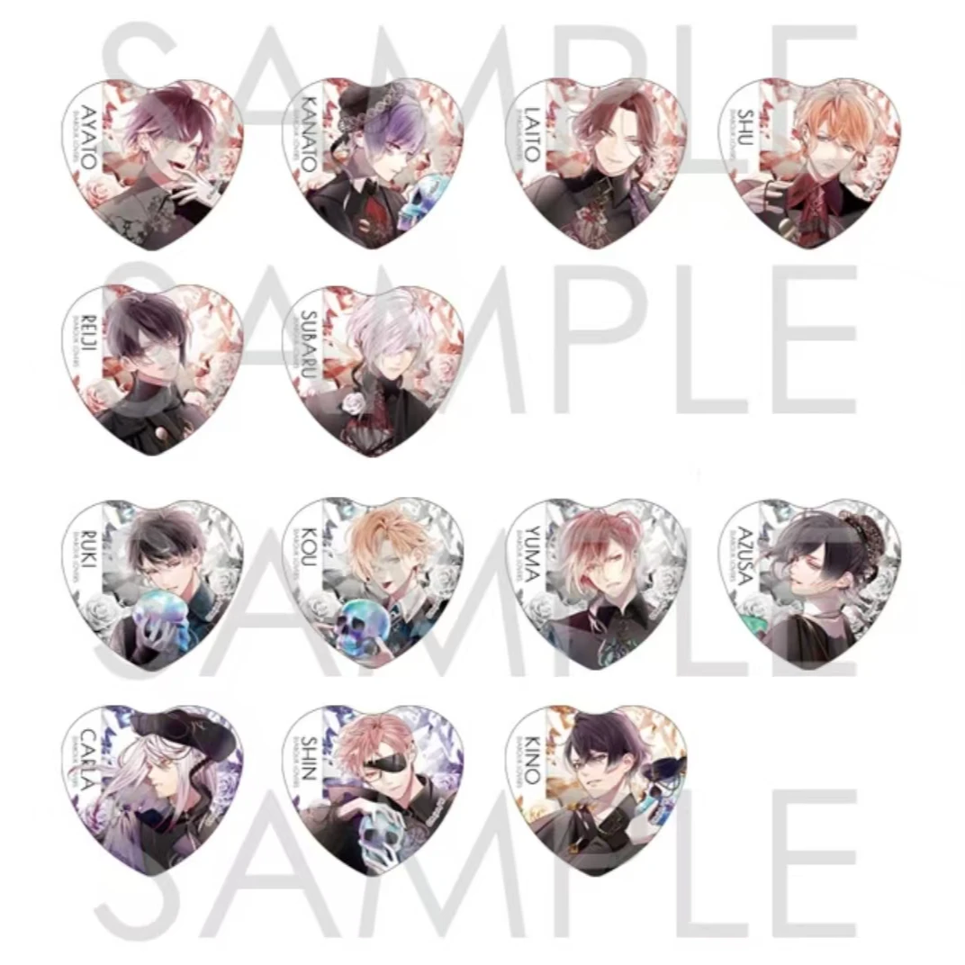 【魔鬼恋人】death死之祝祭系列心形吧唧 盲盒代拆