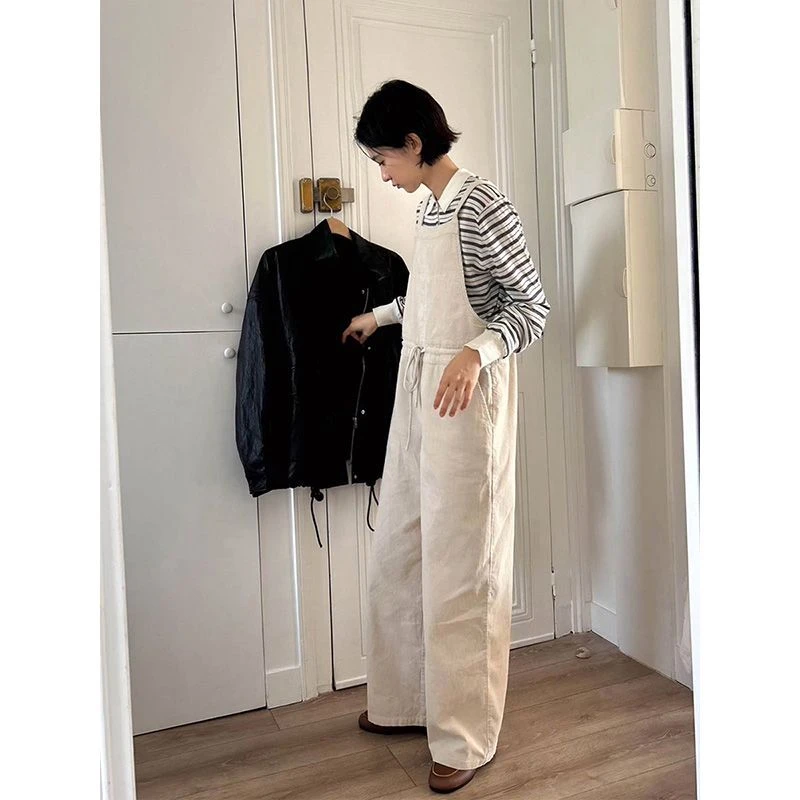 《2025秋冬新品》韩系气质百搭灯芯绒背带裙 03193