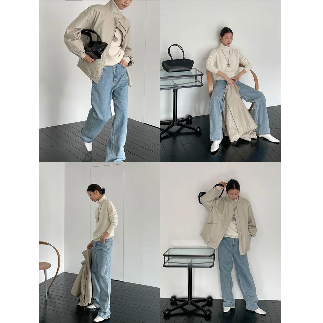 《11月11号上新款》韩系气质百搭秋冬皮衣 03550