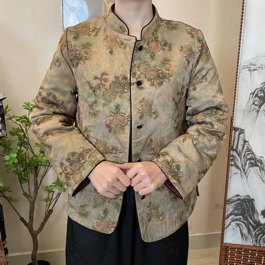 802 双面双穿加厚加棉新中式国风妈妈装外套01