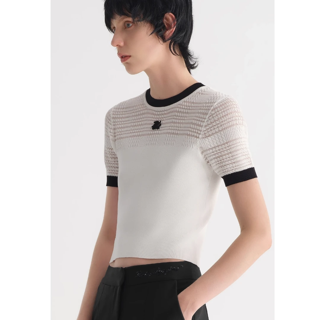 KARL LAGERFELD卡尔拉格斐春季新款女针织衫老佛爷231L20