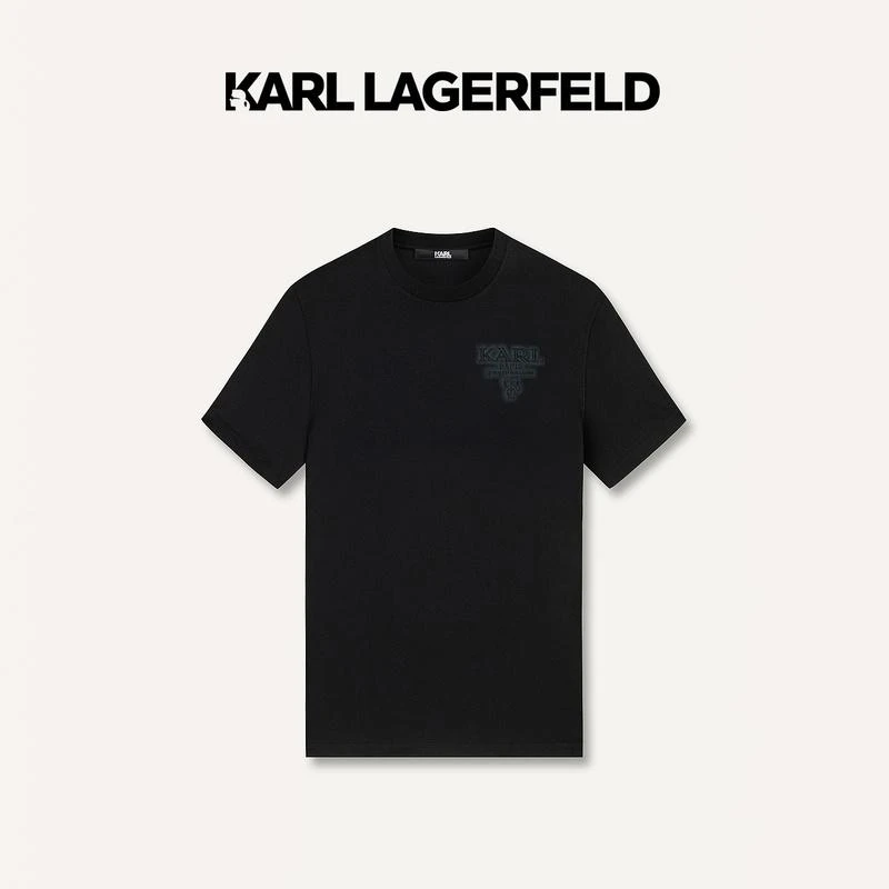 KARL LAGERFELD卡尔拉格斐24夏印花T恤老佛爷241N171