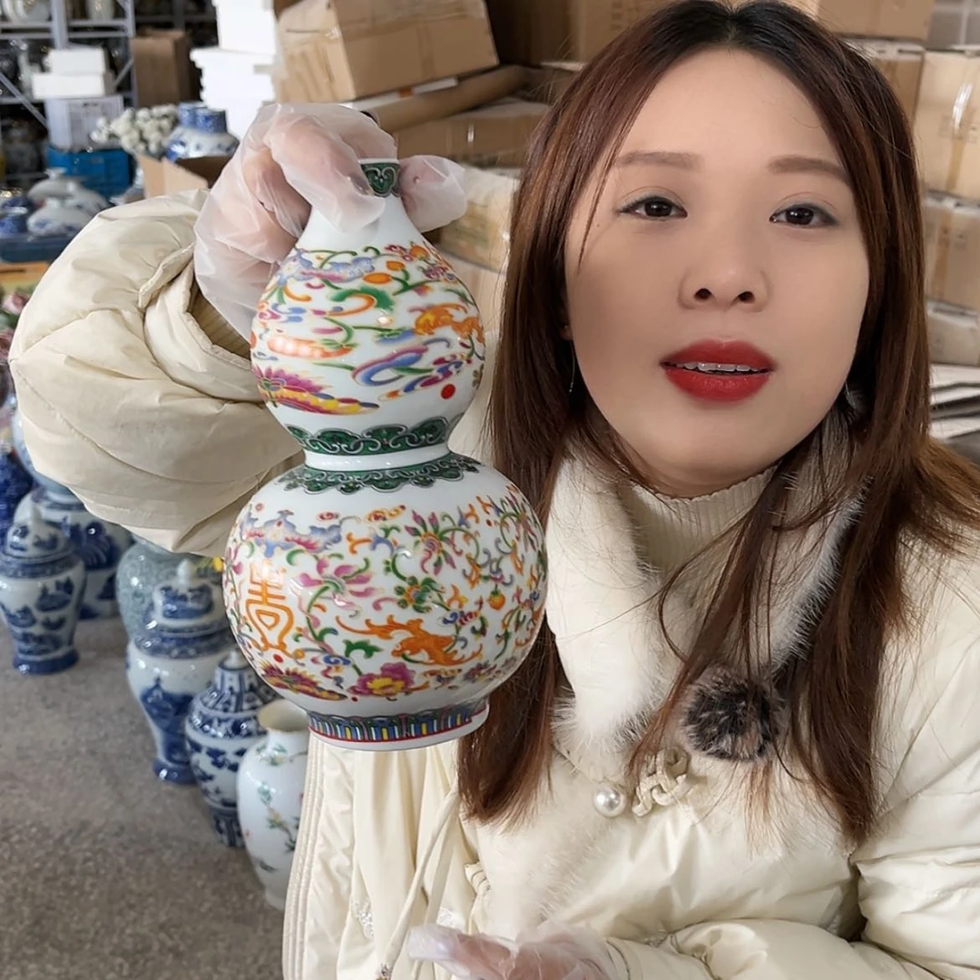 【闪购商品】瓶景德镇市高温陶瓷