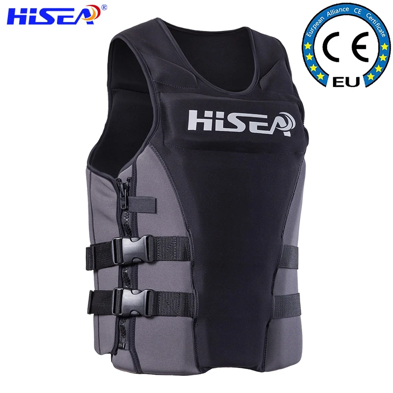 HISEA综艺明星同款救生衣大人大浮力儿童专业船用背心浮潜海上游