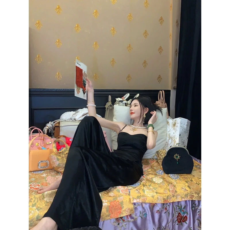 MOSS STUDIO1【夏日露楚】国风新中式提花醋酸显瘦休闲套装夏季女