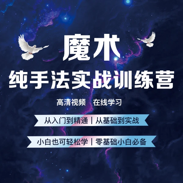 魔术纯手法实战训练营