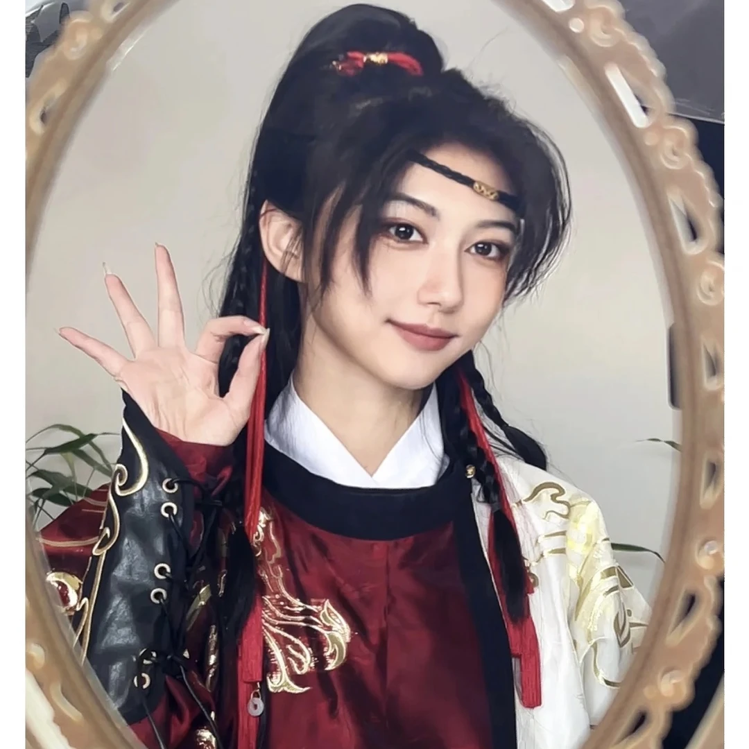 景行古风男女生通用帅气流苏发绳汉服发饰明制