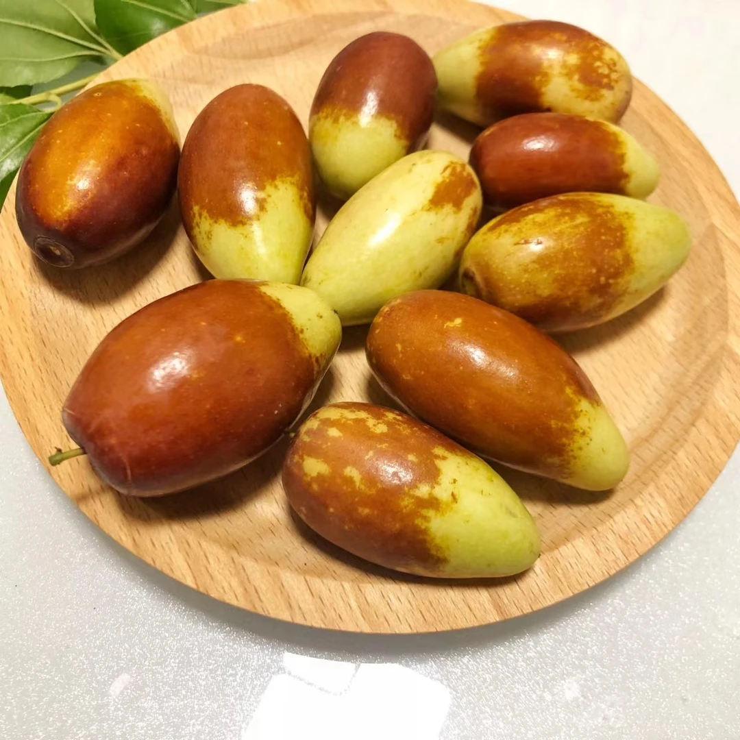 4斤现摘现发新鲜长枣大枣狼牙山脆甜马牙枣灵枣菱枣非冬枣