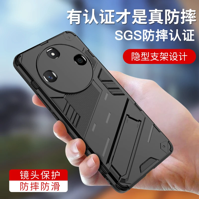 铠甲朋克荣耀X50手机壳ALI-AN00磁吸支架i精孔全包镜头防摔保护套