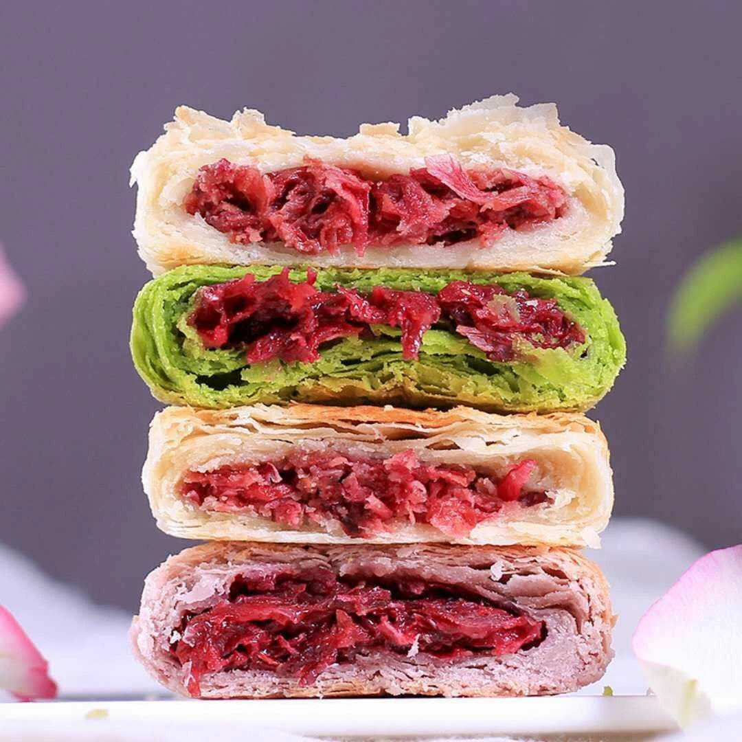 【主播专属】云南特产多口味鲜花饼  早餐糕点 点心零食