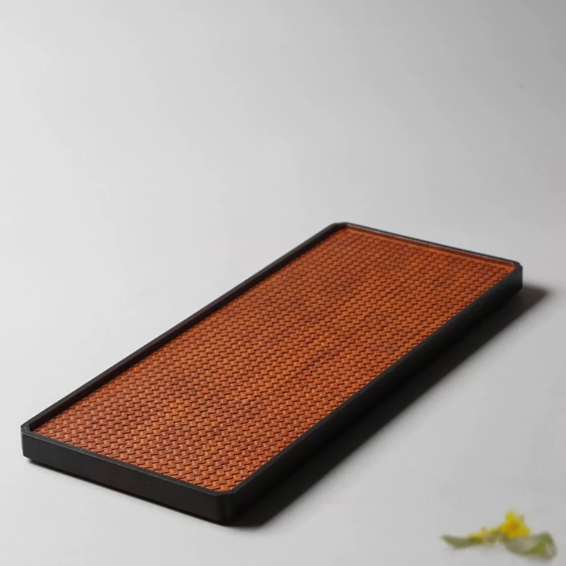 唐库高端重竹茶盘家用日式干泡茶台垫祥福茶具小茶几托盘简易茶海