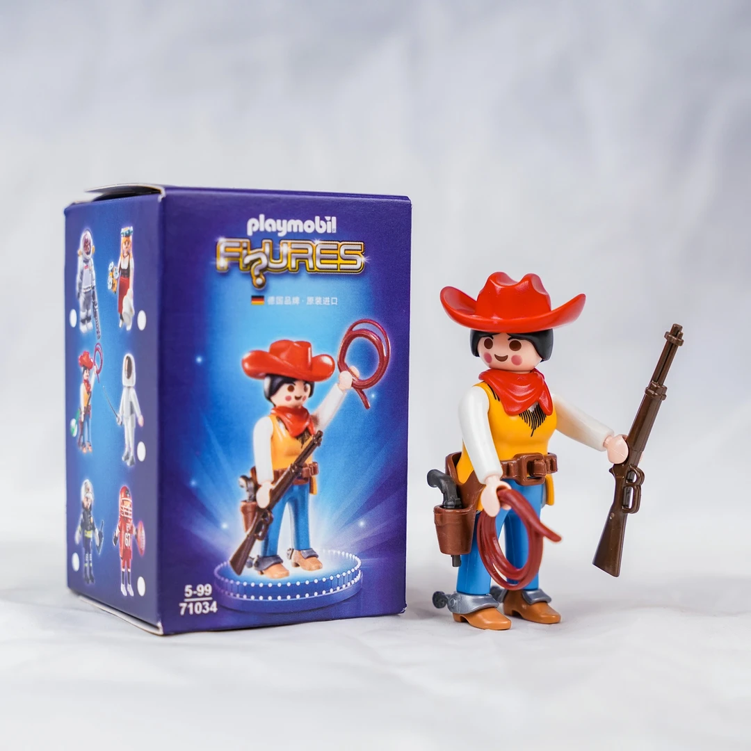 【牛仔卡西】德国进口playmobil摩比世界玩具人偶