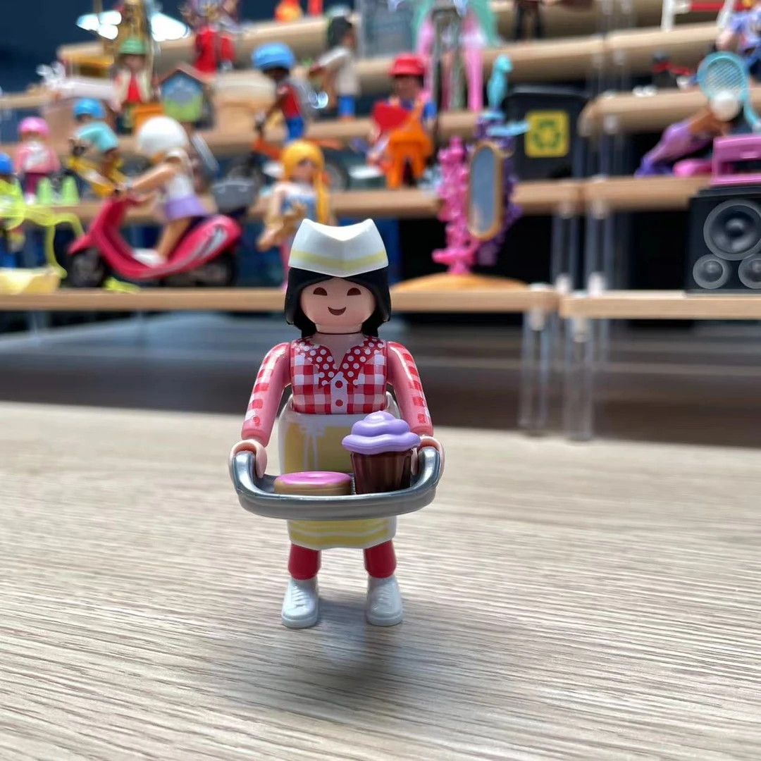Playmobil/摩比世界【拆袋确认】S15女-烘焙师杰西卡人偶