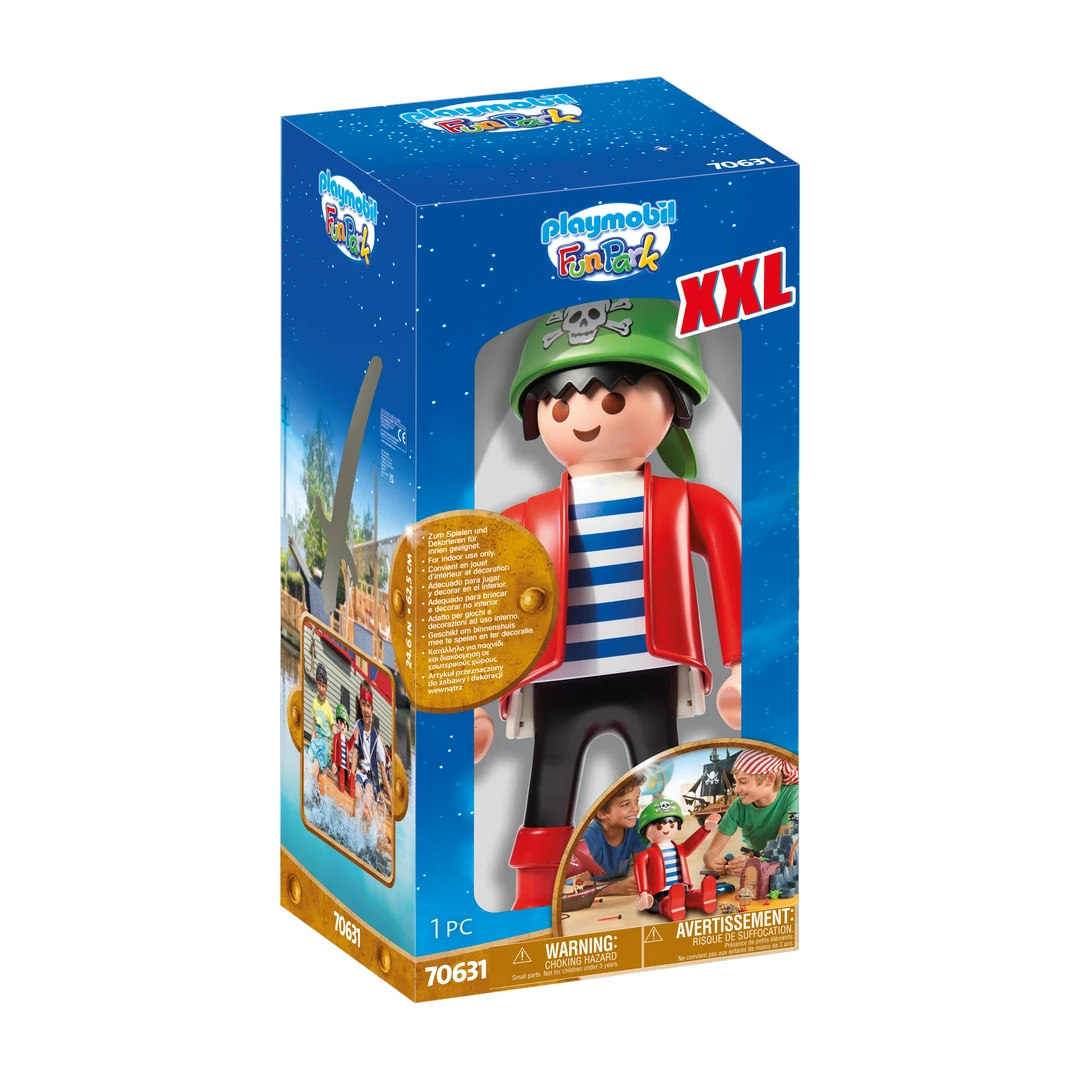playmobil摩比世界70631 XXL 大号人偶海盗里科
