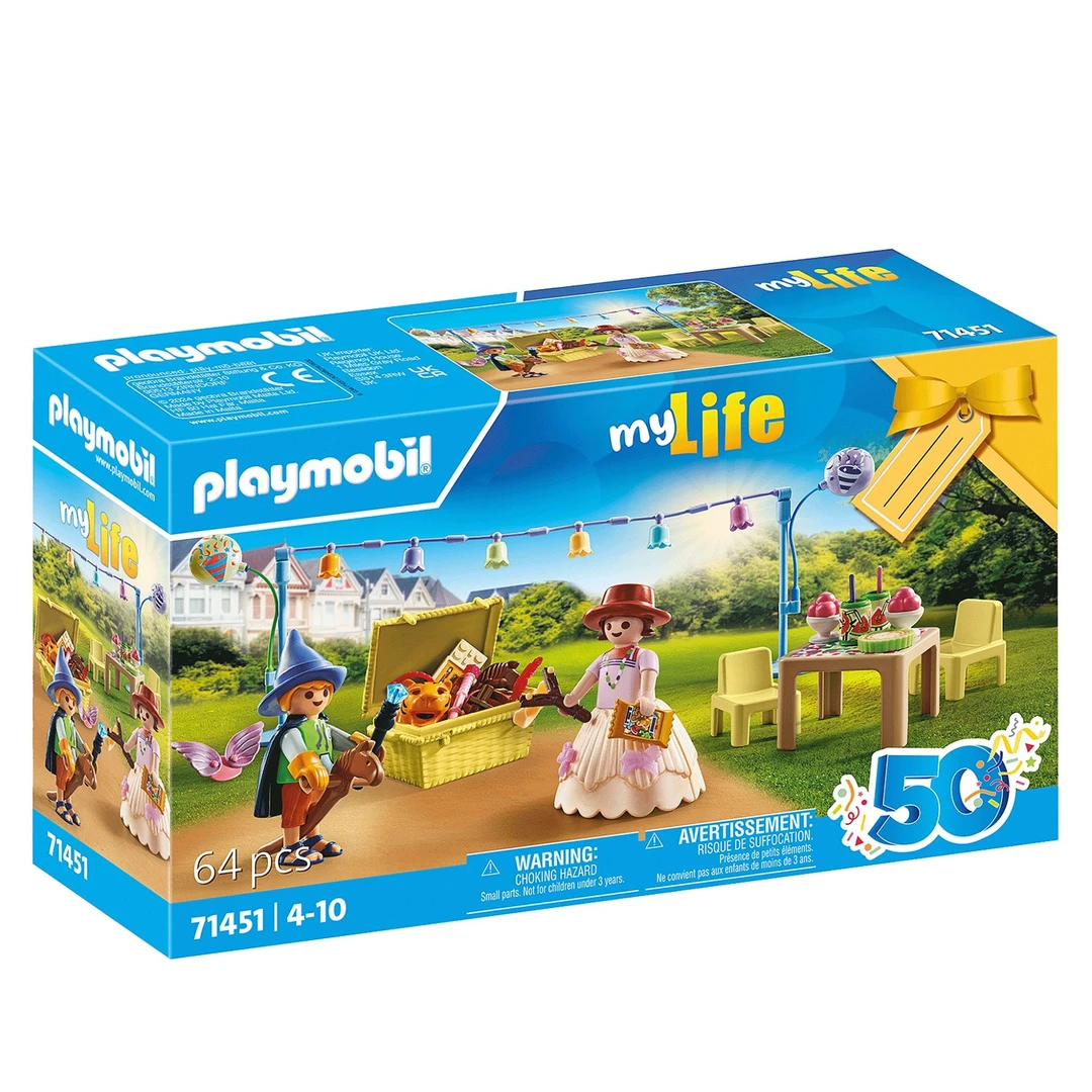 playmobil摩比世界71451变装派对情景玩具