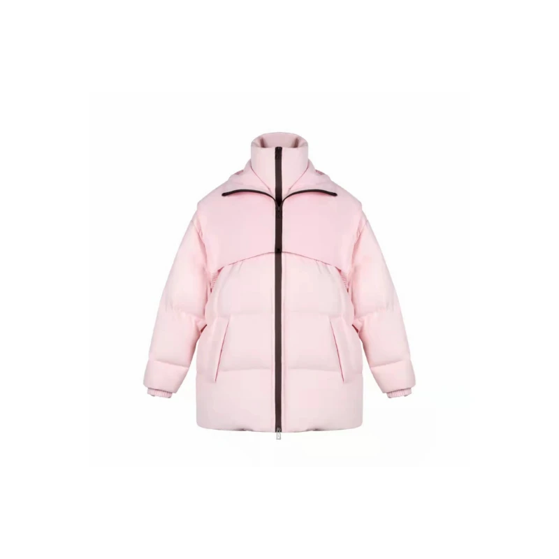 背带翻领羽绒服 K21231