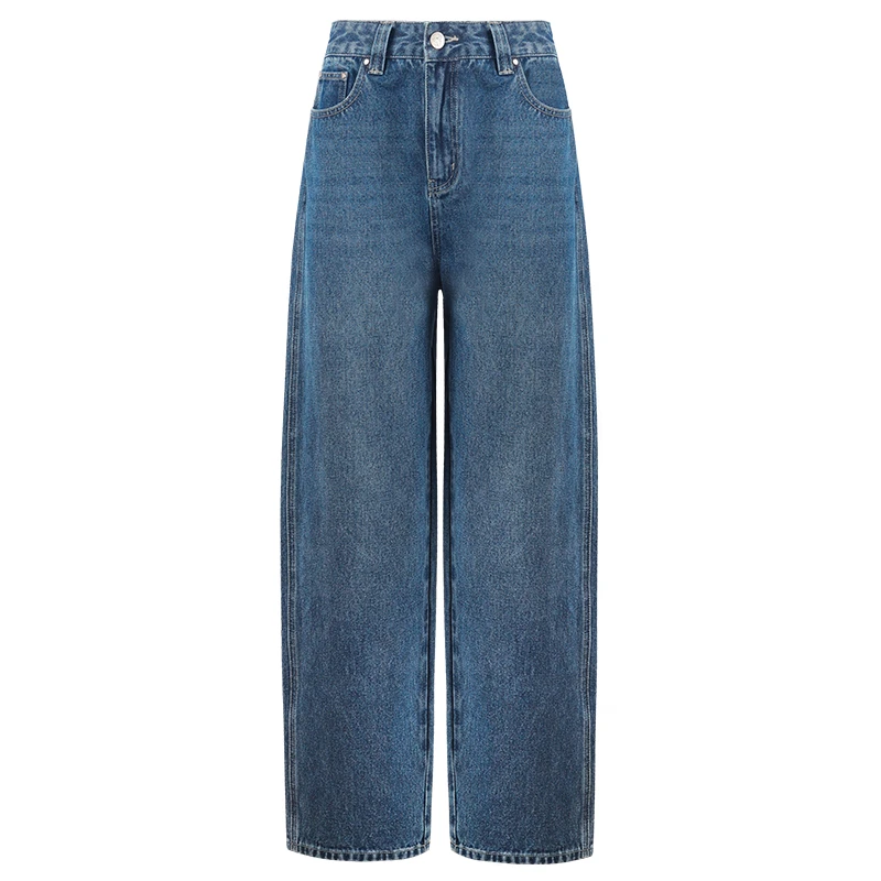 ZHUOU MI 松弛感直筒宽松牛仔裤 ZN6167