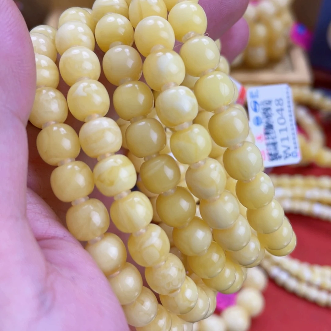 【闪购商品】琥珀手链未镶嵌W11048多样性发,发其中一件