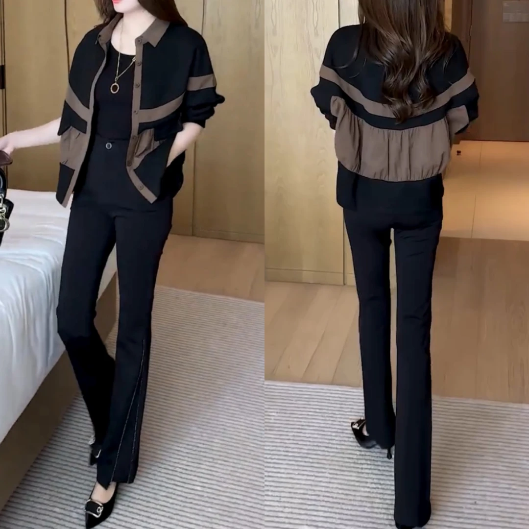 秋季新品美拉德穿搭女气质显瘦休闲洋气时尚短外套秋季新款上衣潮