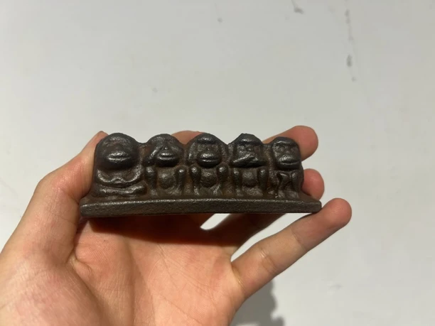 铁艺一排猴长9.5