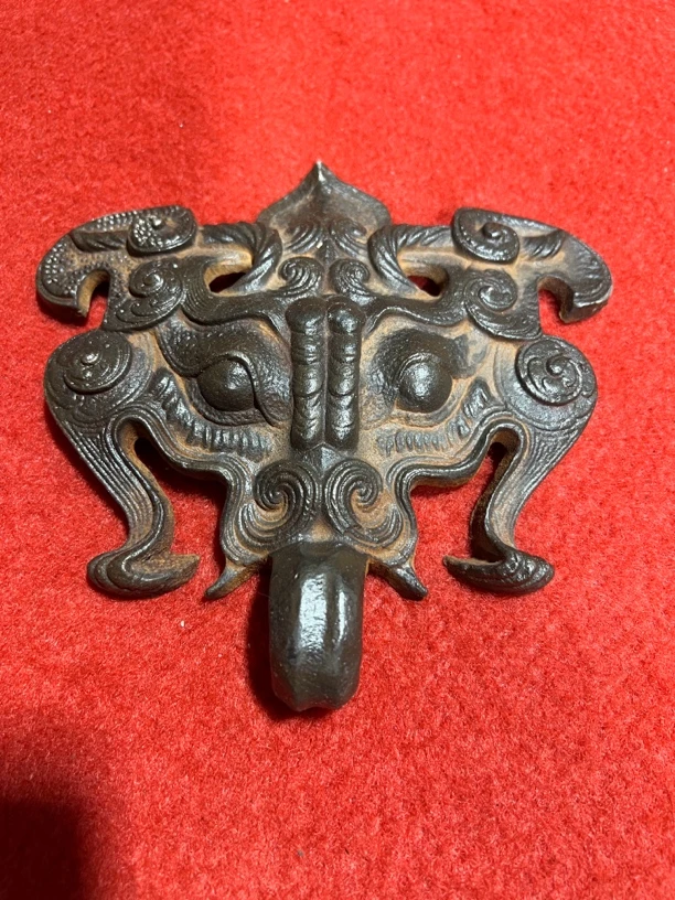 铁艺铺首尺寸长18高17工艺品