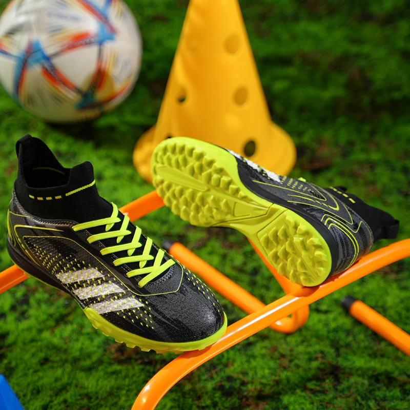 振足足球训练鞋男子运动鞋儿童秋冬学生青少年休闲高帮低帮欧若风