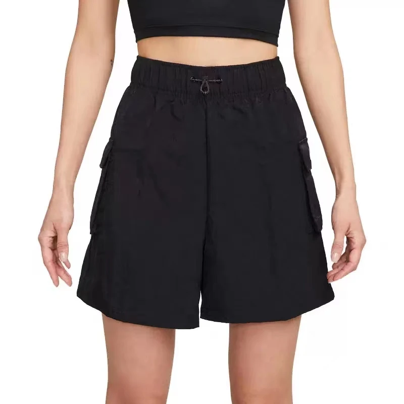 NIKE/耐克Nike耐克女梭织高腰短裤宽松运动休闲DM6248-010女款