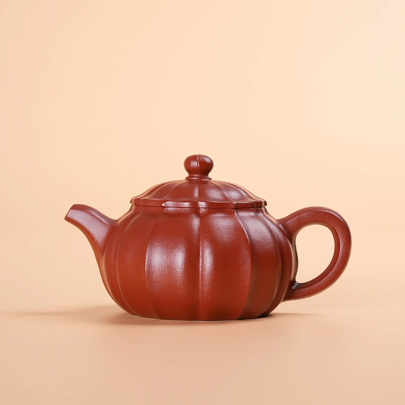 【闪购商品】筋纹莲子朱泥家用紫砂壶Z130