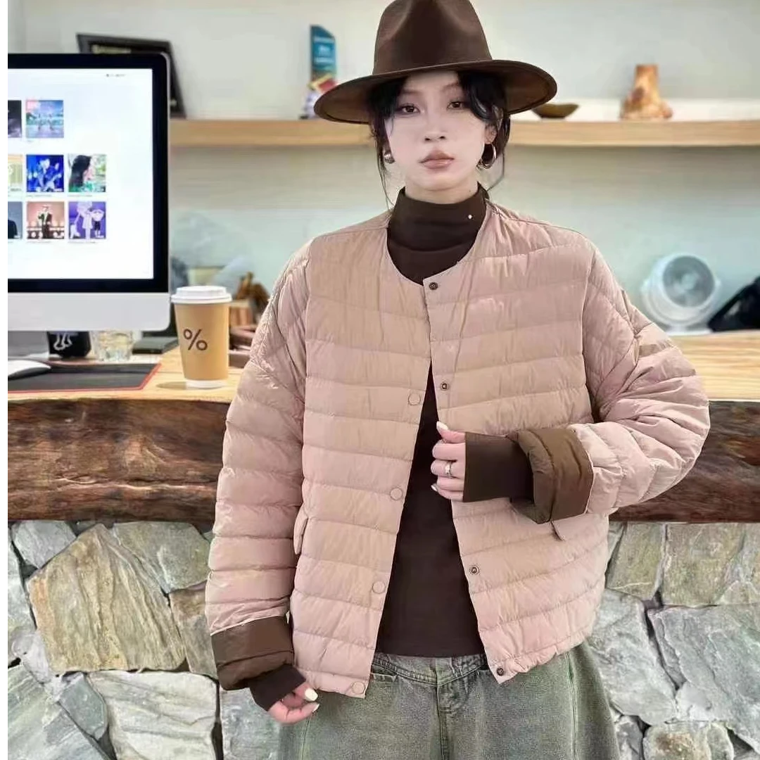 日系TY原单时尚洋气百搭里面拼色外套