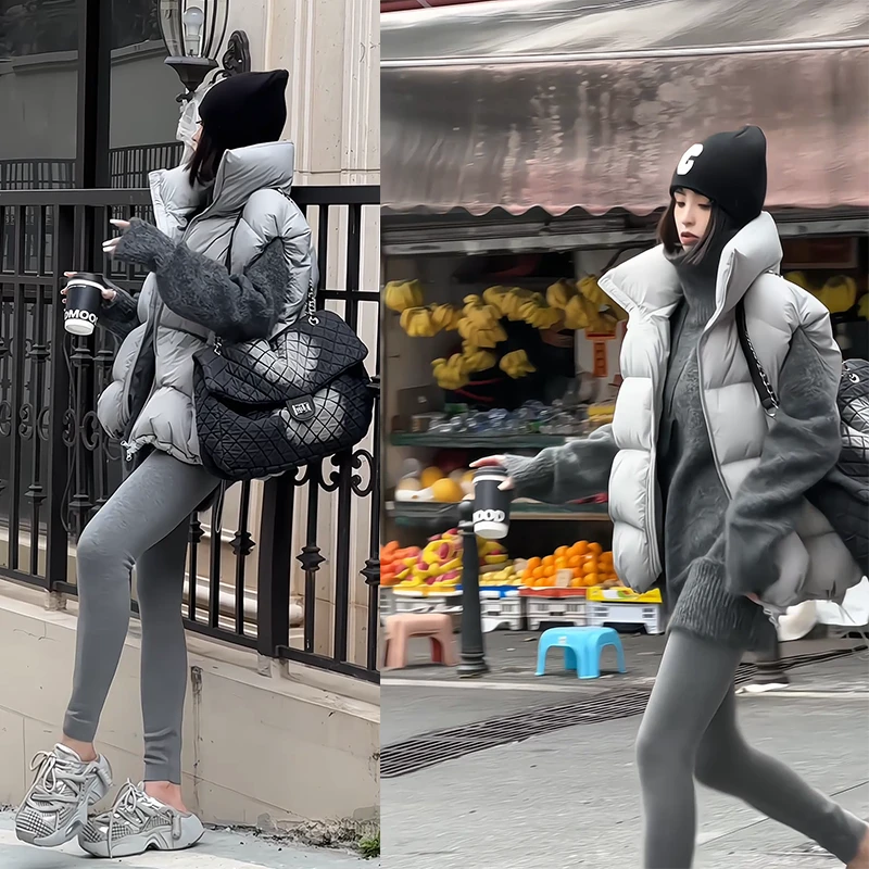 【澜】秋冬季韩版时尚百搭立领羽羽马甲纯色保暖短款马夹 W9894