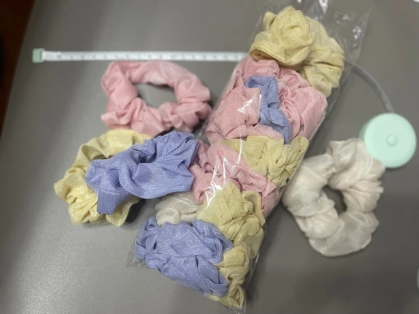 发饰发圈温柔甜美四色随机10个装