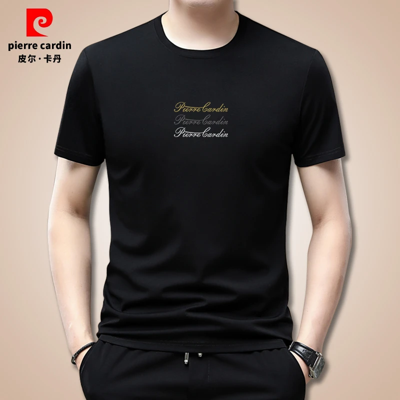 t恤男士短袖2025新款冰丝莫代尔夏季上衣体恤衫薄款半袖