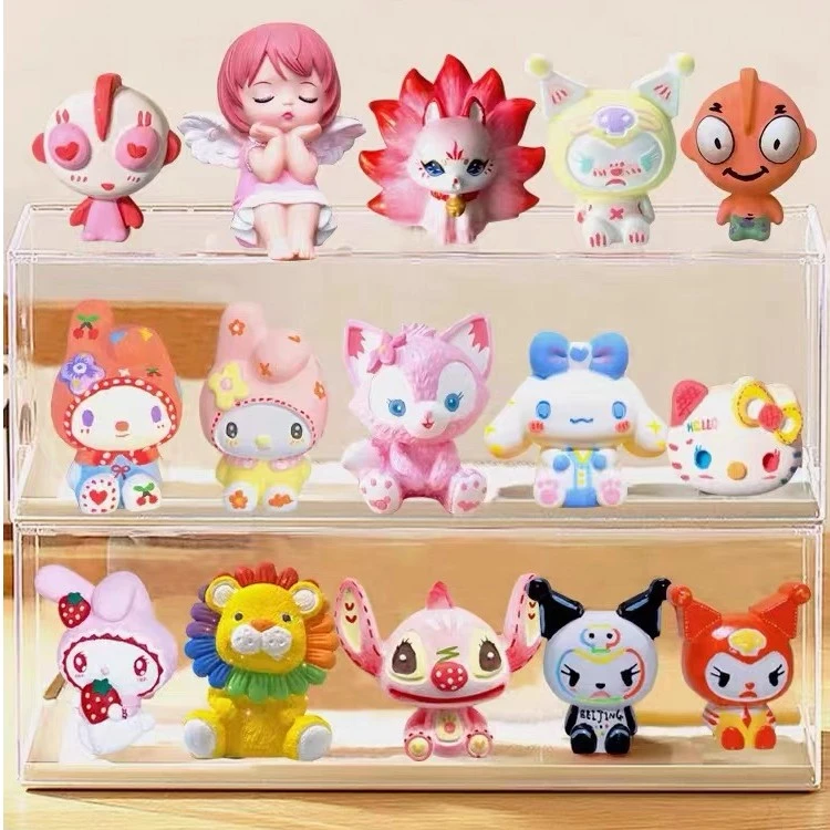 混装爆款背包熊库洛米奥特曼玉桂狗美乐蒂石膏娃娃涂色白坯彩绘