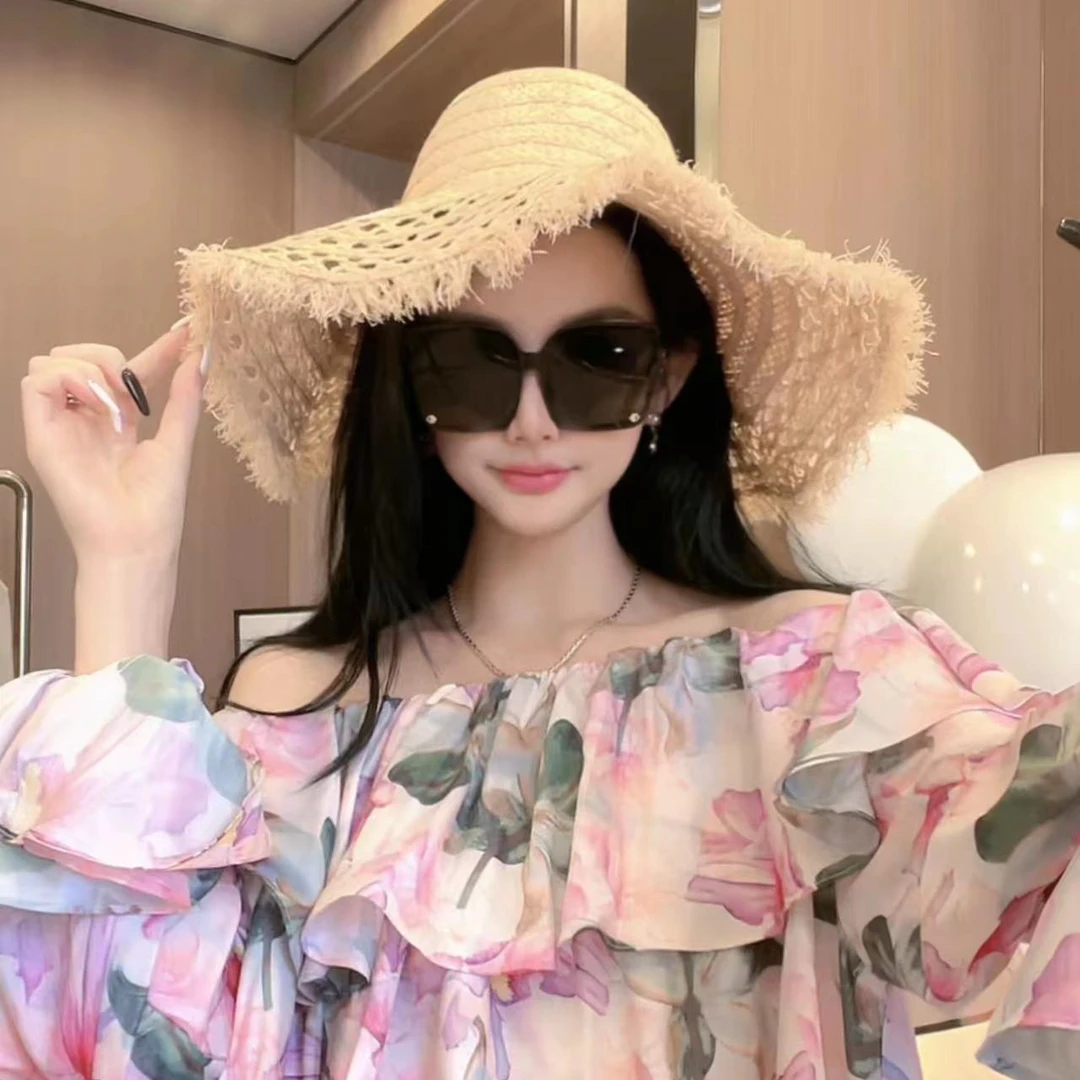 女神气质度假草帽009