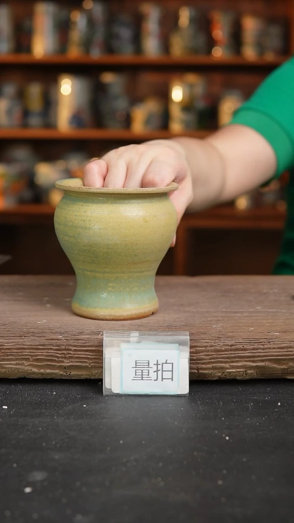 【闪购商品】瓷片 泥泥手工花盆口8高10