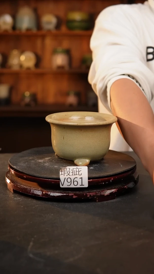 【闪购商品】瓷片景德镇泥泥陶瓷多肉花盆