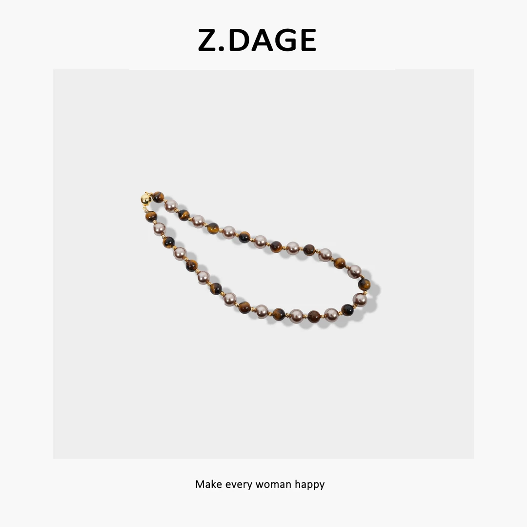 非金属仿珍珠项链 ‘姆巴’时尚欧美风高级感百搭单品项链-AL110