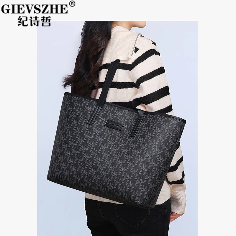 纪诗哲托特包包女款爆款2025新款软皮商务大学生通勤百搭气质女包