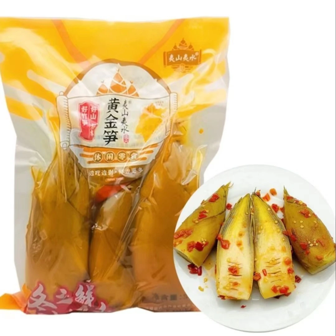 夷山夷水黄金笋酱香口味优质笋营养鲜嫩即食500克水煮手剥食用