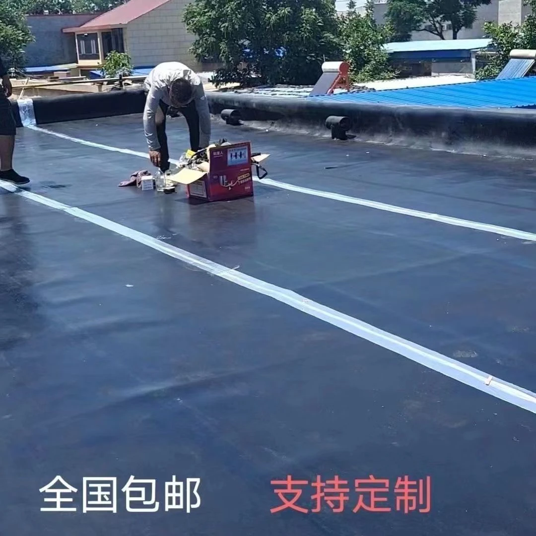 4米宽5毫米厚两层线铺房顶铺地面防水耐磨橡胶板输送带厂家直销