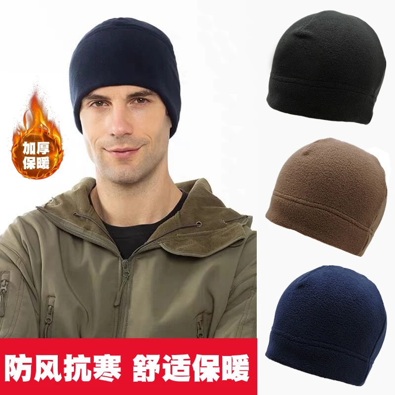 男士睡帽专用晚上老年加绒冬季防乱发老人睡觉戴的帽子男跑步运动