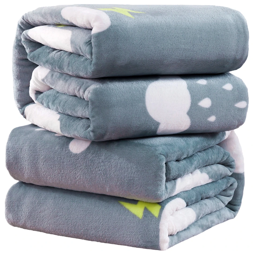 加绒保暖床单法兰绒毛毯秋冬速暖毯子被单宿舍单双人盖毯毛绒睡毯
