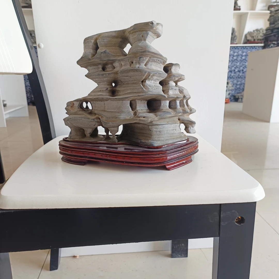 湘西孔石室内摆件景观石纯天然天然石头精品石头摆件