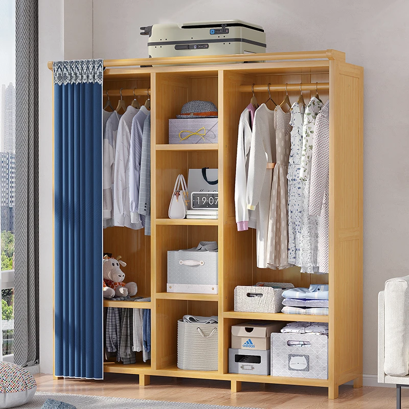 衣帽架落地式小户型卧室网红款挂衣架入户多功能高颜值挂衣服架子